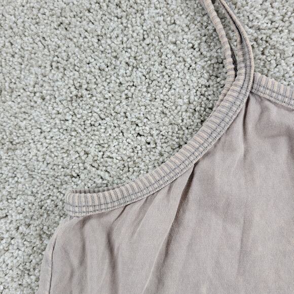 Altar'd State Flowy Tank Top Womens S Pink Stretch Ruffled Adjustable Tie Straps - Picture 10 of 12